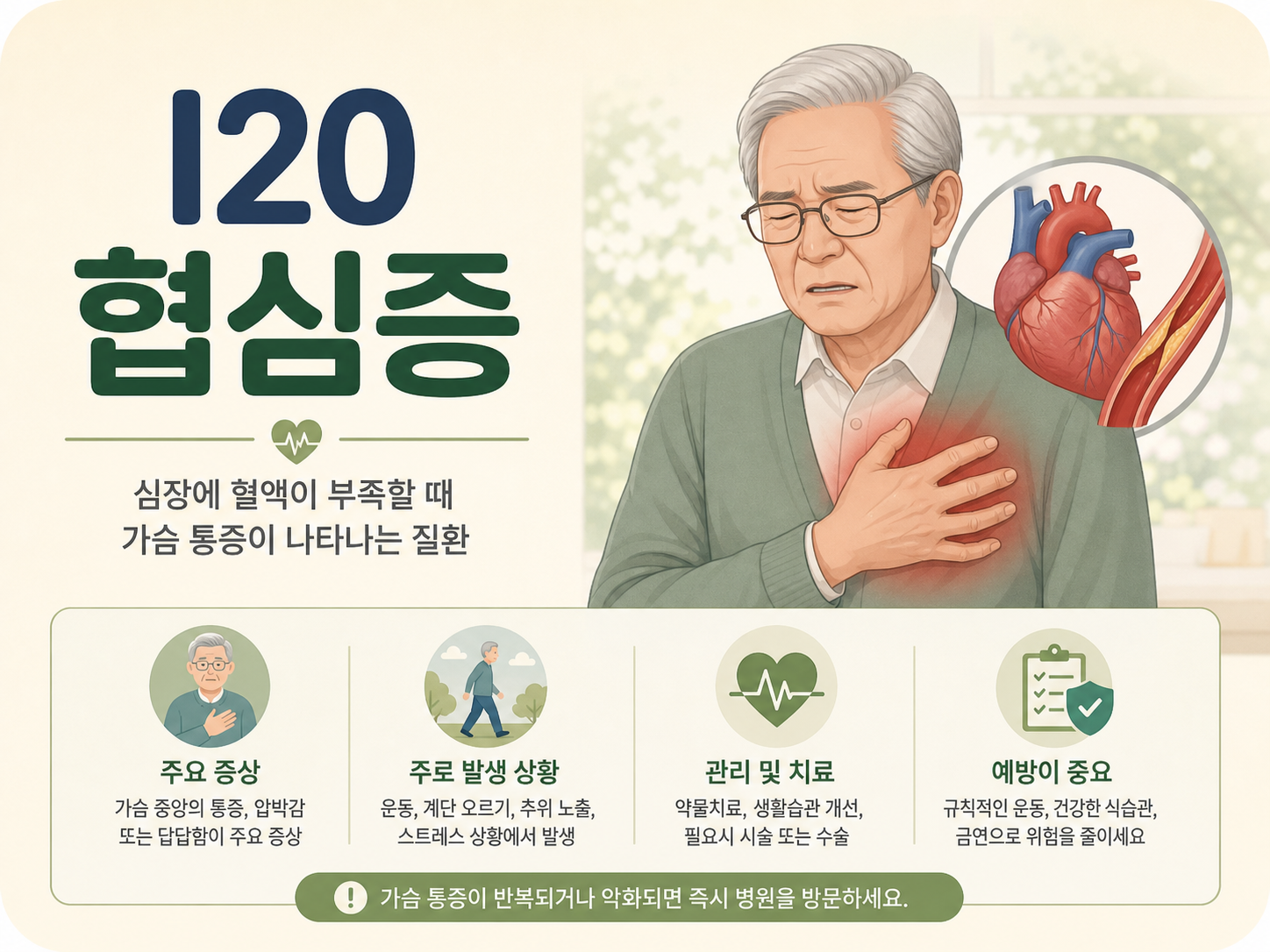 Read more about the article 중장년 협심증 진료비 리포트