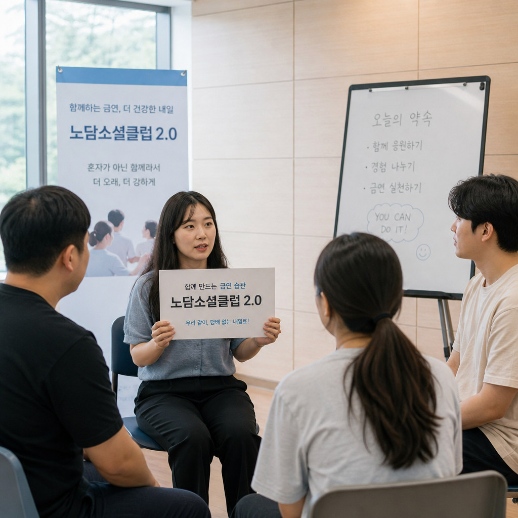 Read more about the article 보건복지부 노담소셜클럽 2.0으로 금연 실천과 사회적 연대 결합