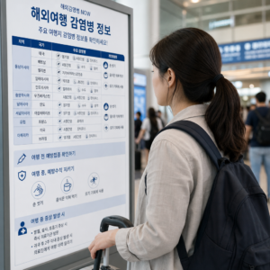 여름휴가철 해외여행 전 필수 감염병 정보 및 예방수칙 안내