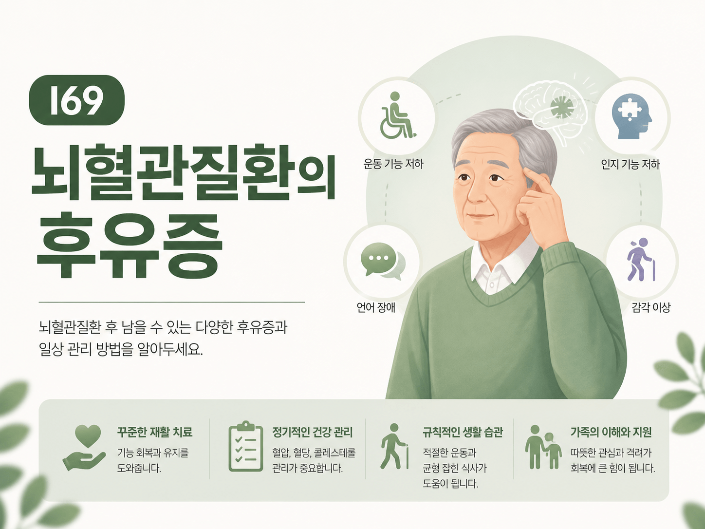 Read more about the article 중장년 뇌혈관질환의 후유증 진료비 리포트